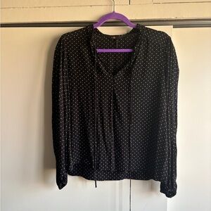 Maje polka dot blouse